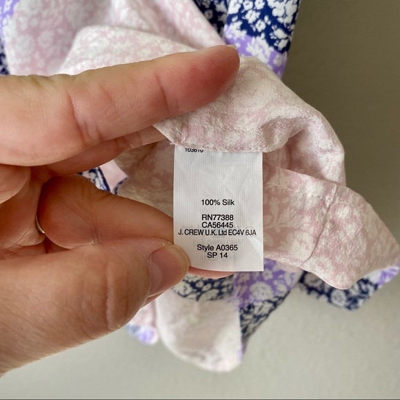 J Crew Ditsy Floral Tank Top D5 - Picture 5 of 7